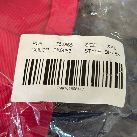 J. Crew Ribbed Triangle Bikini Top XXL Pink New BH483 - Picture 13 of 13